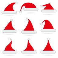 Santa&#039;s hats