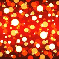 Holiday background with bright shiny lights Red gold color