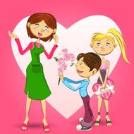 Happy Mother&rsquo;s Day Illustration N2