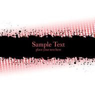 Purple ink grunge banner