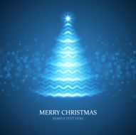 Christmas tree from light N4