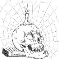 Halloween skull N7