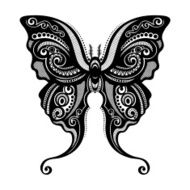 Vector Beautiful Butterfly N17