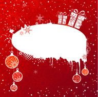 Grunge Christmas banner N3