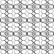 Abstract seamless pattern in black and white N33