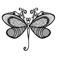 Vector Beautiful Dragonfly N8