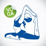 Yoga Model Illustration N13