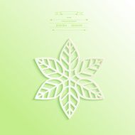 Cutout paper flower N2