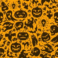 Halloween seamless pattern N86