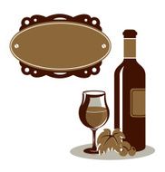 Red wine menu icon