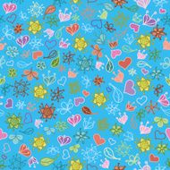 Seamless floral background N385