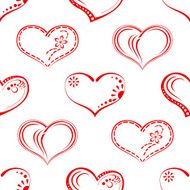 Valentine heart seamless N15