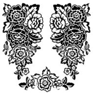 floral BW