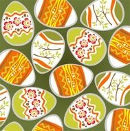 easter eggs background N8