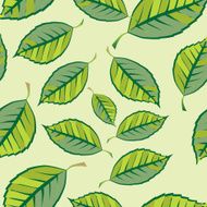 Background from leaves Seamless pattern