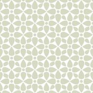 Seamless pattern with silhouettes lotus flowers N21
