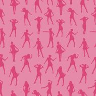 seamless dancer pattern N2