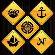 Yellow Signs - Nautical N3