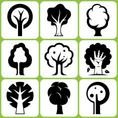 Tree Icon Set N4