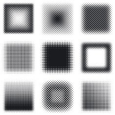 Halftone design elements N2