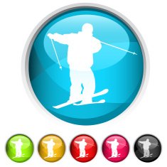 Skiing Icon