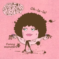 Funny glamour monster gir N2
