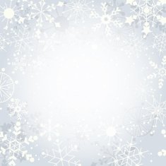 Winter Snowflake Background with Copy Space N4