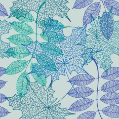 Seamless pattern of leaves N12
