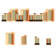 city and the silhouette with reflection N2