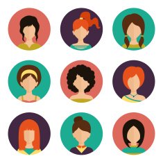 women avatar set N2