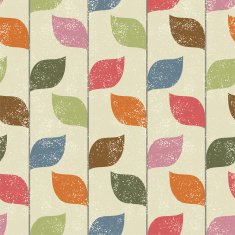 Floral seamless pattern with leaves N9