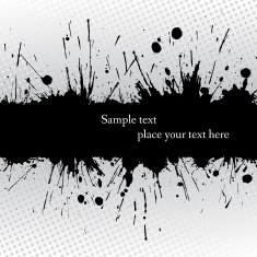 Ink grunge banner N2