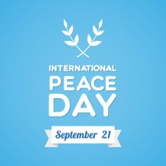 International Peace Day with olive branch N2