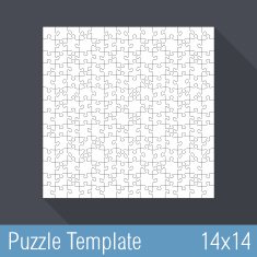 Puzzle Template 14x14 N2
