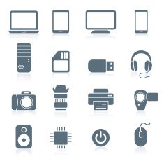 Electronics and Hardware - icons