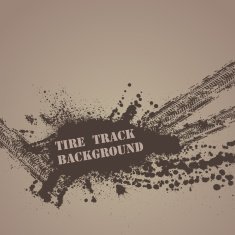 Tire track background N10