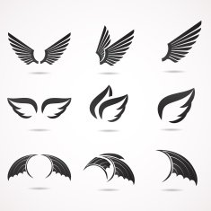Wing icon set N2