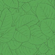 Beautiful seamless background with green leaves N2