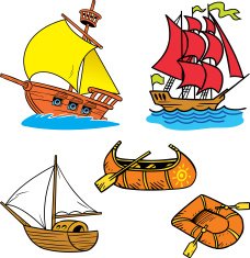 group of small ships