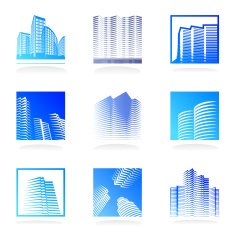 real estate logos set N2