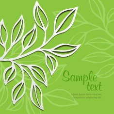 Spring Tree Branch Vector Illustration N4
