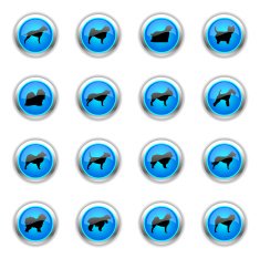 Blue Icons - Dogs N2