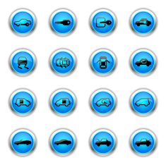 Blue Icons - Car Control Indicators N7