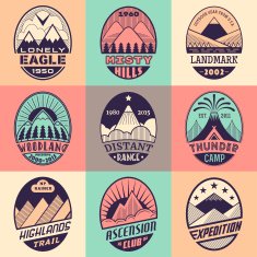 Mountain badge set2color1 N2