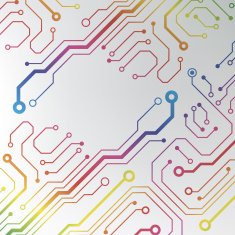 EPS10 vector circuit board background texture N25