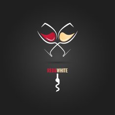 wine glass concept design background