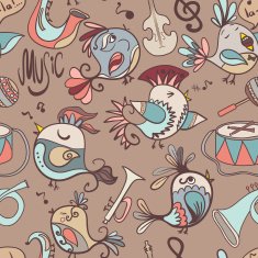 birds musical instruments notes