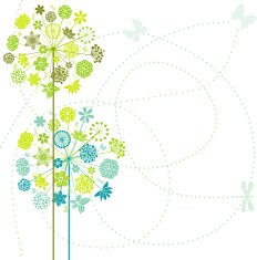 Butterflies and dandelions