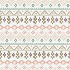Tribal art ethnic seamless pattern N47