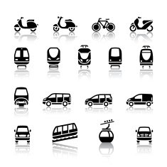 Seventeen - transport icons